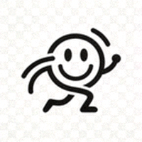 哈哈体育官方网站Logo - 一个充满活力的体育笑脸标志